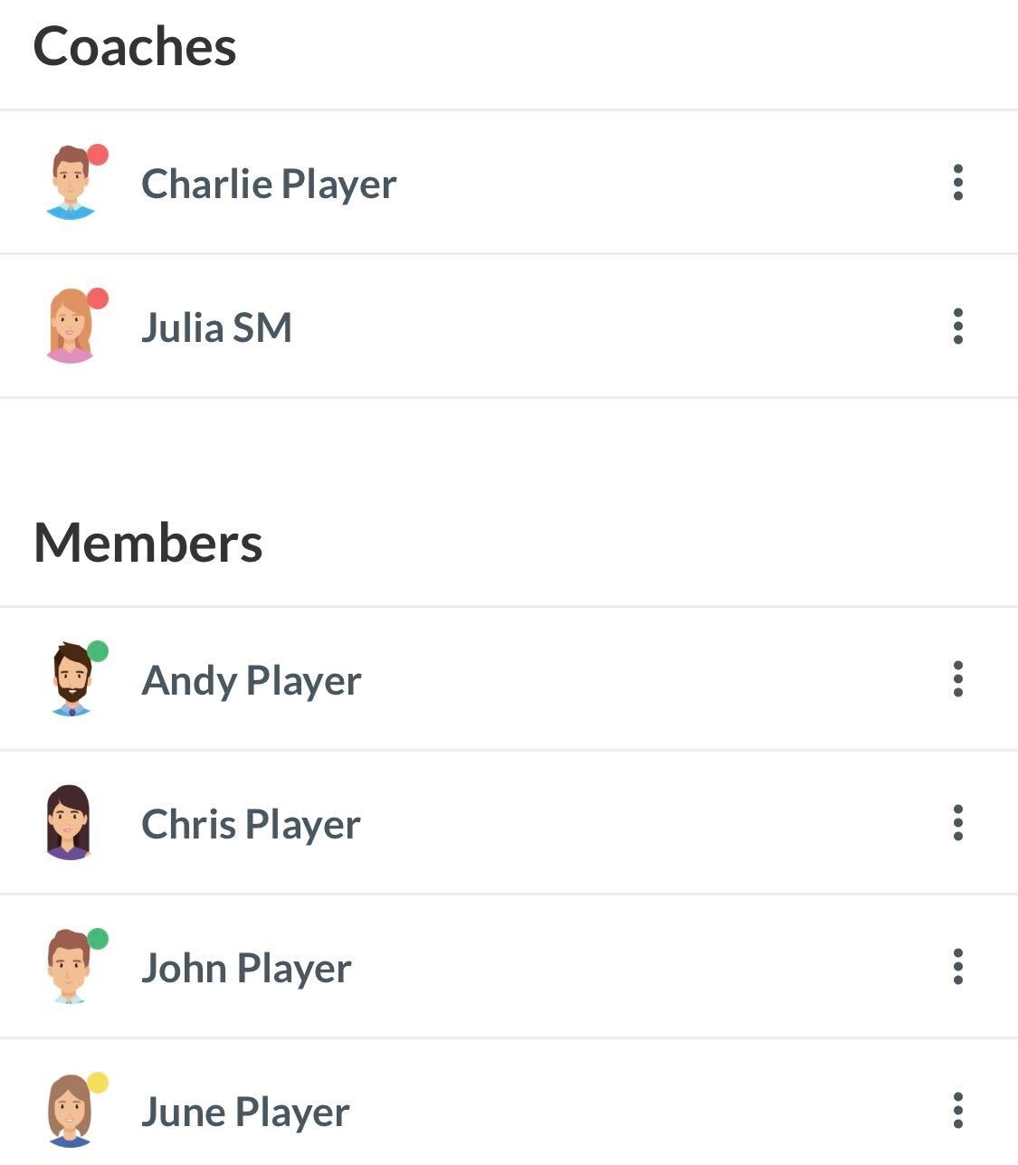 SportMember.co.uk - How do I divide my members into colours?